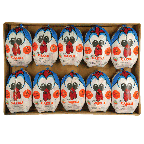 مرغ کامل سمین انجمادی 