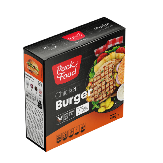 مرغ برگر 75 درصد