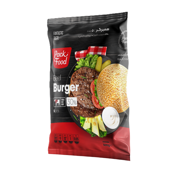 برگر گوشت قرمز 30 درصد
